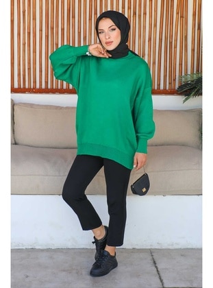 Green - Knit Tunics - İmaj Butik