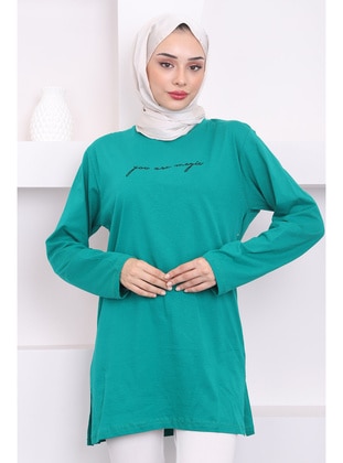 Green - Tunic - İmaj Butik