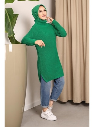 Green - Knit Tunics - İmaj Butik