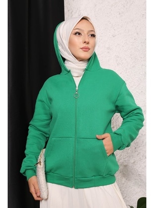 İmaj Butik Green Sweat-shirt