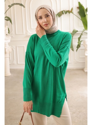 Green - Knit Tunics - İmaj Butik