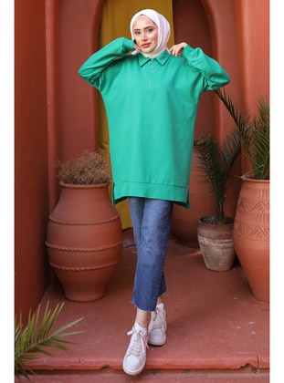 Green - Tunic - İmaj Butik