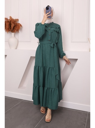 Emerald - Unlined - Modest Dress - İmaj Butik