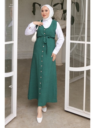 Emerald - Unlined - Modest Dress - İmaj Butik