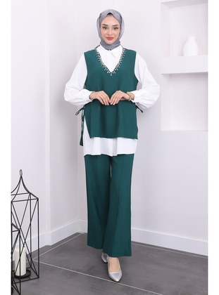 Emerald - Unlined - Suit - İmaj Butik