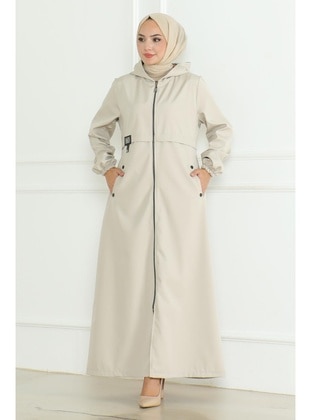 Beige - Trench Coat - MISSVALLE