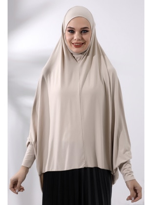 Beige - Scarf - İhvanonline