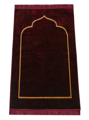 Burgundy - Prayer Mat - İhvan