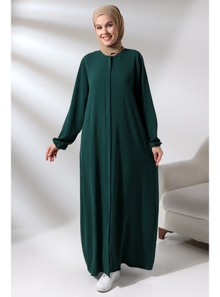 Emerald - Crew neck - Abaya - İhvan