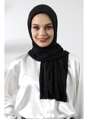 Black - Plain - Shawl - İhvanonline