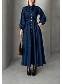 Dark Blue - Modest Dress