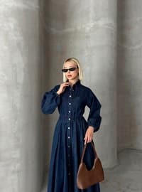 Dark Blue - Modest Dress