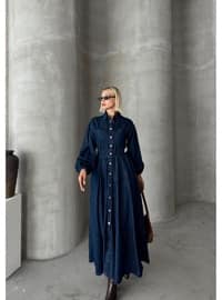 Dark Blue - Modest Dress