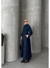 Dark Blue - Modest Dress