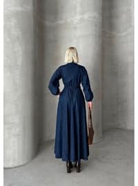 Dark Blue - Modest Dress