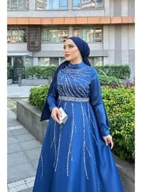 Indigo - Modest Evening Dress