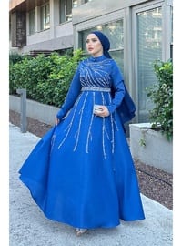 Indigo - Modest Evening Dress