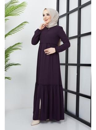 Maroon - Abaya - Hafsa Mina