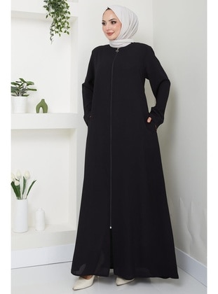 Black - Abaya - Hafsa Mina