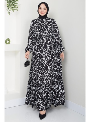 Black - Modest Dress - Hafsa Mina