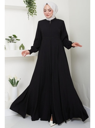 Black - Abaya - Hafsa Mina