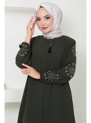 Khaki - Abaya - Hafsa Mina