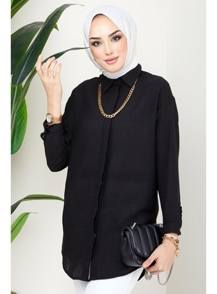 Black - Tunic - Hafsa Mina