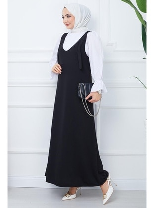 Black - Modest Dress - Hafsa Mina