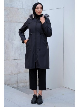 Black - Puffer Jackets - Hafsa Mina