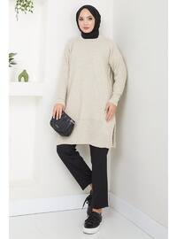 Stone Color - Knit Tunics