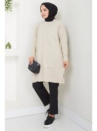 Stone Color - Knit Tunics