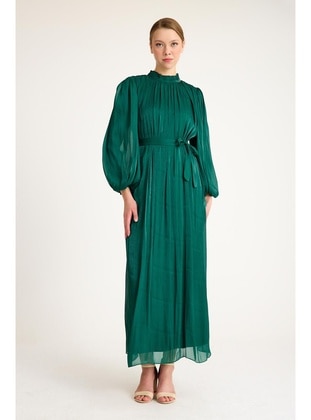 Green - Evening Dresses - Olcay