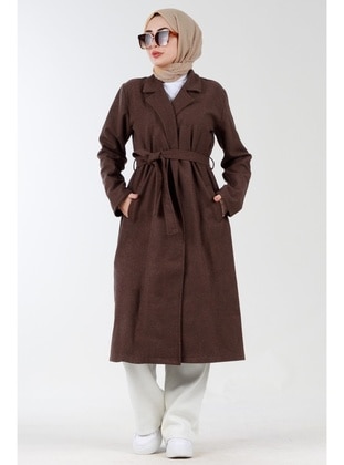 Brown - Topcoat - Sevitli