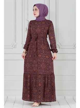 Dusty Rose - Modest Dress - Sevitli