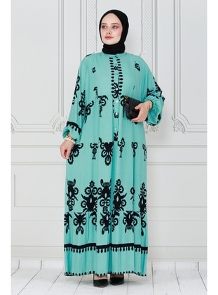 Mint Green - Modest Dress - Sevitli