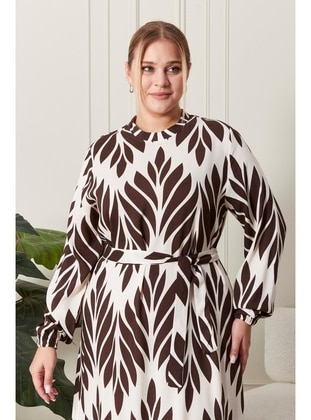 Bitter Chocolate - Plus Size Dress - Ferace