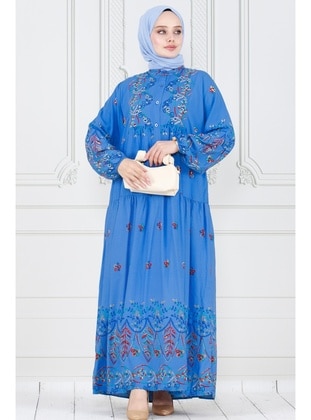 Indigo - Modest Dress - Sevitli