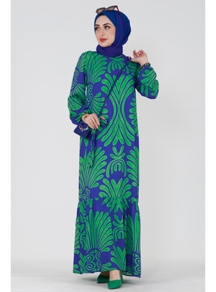 Saxe Blue - Modest Dress - Sevitli