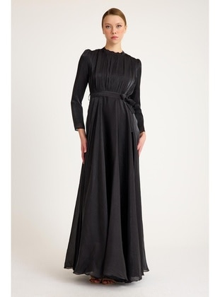 Black - Evening Dresses - Olcay