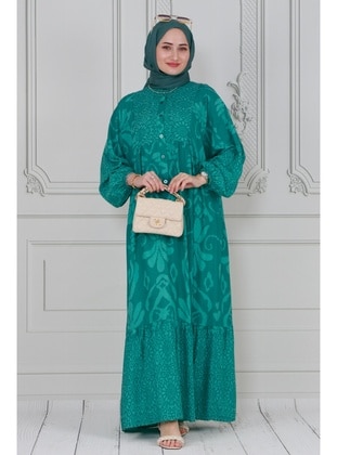 Mint Green - Modest Dress - Sevitli