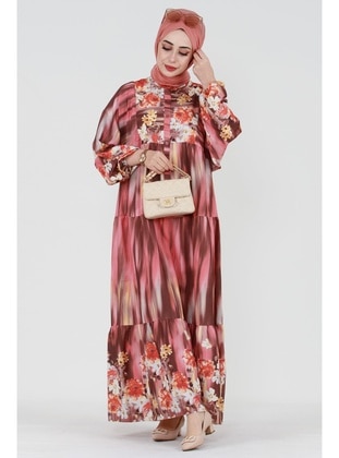 Dusty Rose - Modest Dress - Sevitli