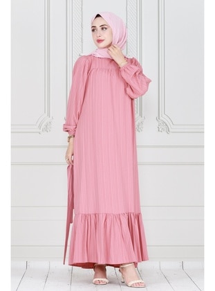 Powder Pink - Modest Dress - Sevitli