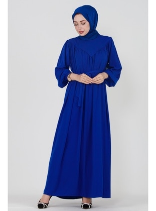 Saxe Blue - Modest Dress - Sevitli