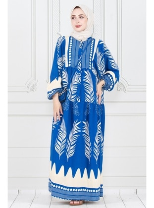 Indigo - Modest Dress - Sevitli