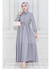 Grey - Modest Dress