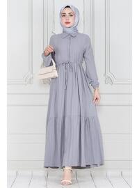 Grey - Modest Dress