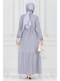 Grey - Modest Dress