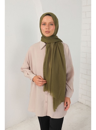 Khaki - Shawl - Melike Tatar