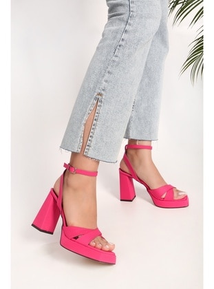 Platform - Fuchsia - Heels - Shoeberry