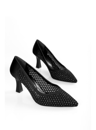 Stilettos & Evening Shoes - 300gr - Black - Heels - Shoeberry